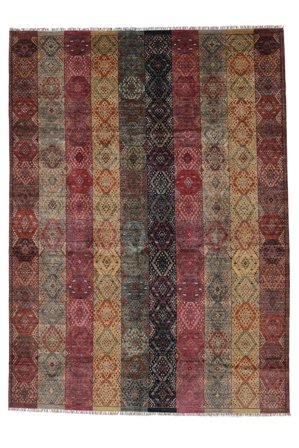 Striped Large Shabargan Rug 302X420 Wool