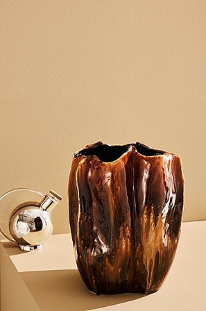 Jotex - Vase Glossy mustard/dark brown - Sue - Kup Pastill - Meble firmy Jotex