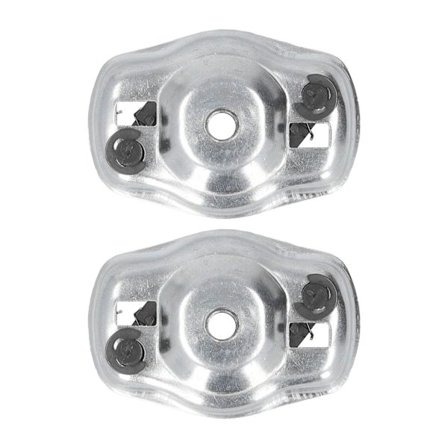 2 stk Trimmer Recoil Starter Sperre Trekkplate Skive Stål Erstatning Gressklipper Deler for 128R 135R 323R 327 RDX 535 Rx