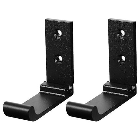 Reppu Koukku Ripustin Seinä Avainkoukut Keittiön Seinäkoukut. (musta) (2 kpl)