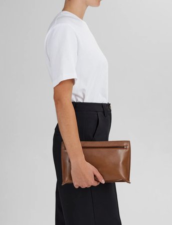 Markberg Ellembg Clutch, Antique - Brown - ONE SIZE