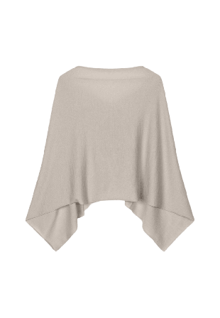 Sibin Linnebjerg Paris Poncho Capes & ponchos Dam Beige ONESIZE