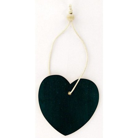 Etikettmärken griffeltavla hjärta 6 x 6 cm 6 stycken