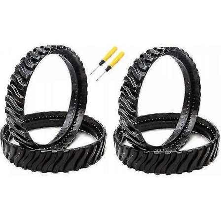 4 kpl Mukautettavia nauhoja Zodiac MX6 MX8 MX9 -renkaille, Baracuda-robottipuhdistin R0526100, jossa 2 ruuvimeisseliä, uima-allasrobottitarvikkeet