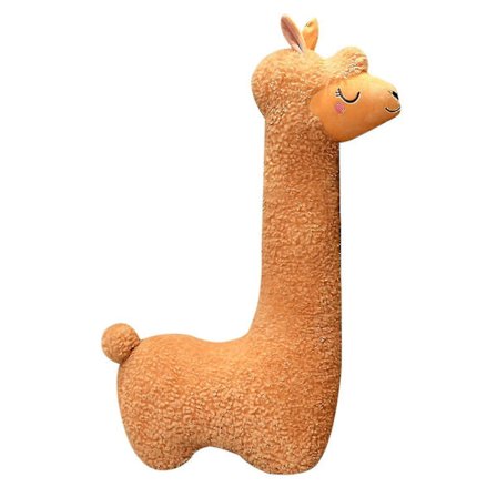 Fluffy Alpaca Sødeste Snuggle Buddy Alpaca Plys Lang Hals Plys Legetøj Sofa Pude Pude Tegneserie Udstoppede Dukker