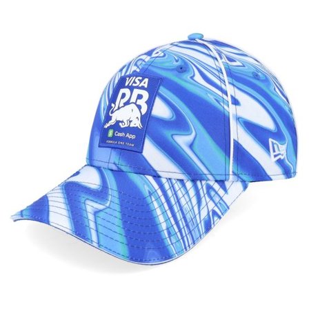 New Era - Motor Blå adjustable Keps - RB F1 25 All Over Print 9FORTY Blue Adjustable @ Hatstore
