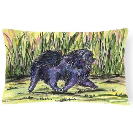 Carolines Treasures Ss8444pw1216 Pomeranian dekorativ tygkudde