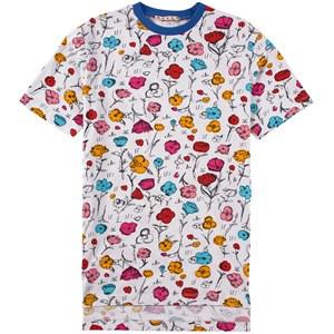 Kids - Marni Multicolor T-Shirt With A Flower Print - Tops - 8 years - Red - Mädchen