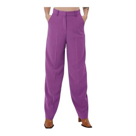 Silvian Heach, Classic high-waisted trousers Fioletowy, Kobieta, Rozmiar: XS