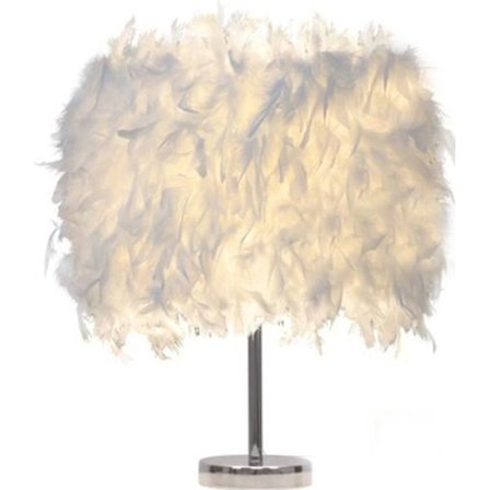 Fjærsengelampe - Vintage - Hvit