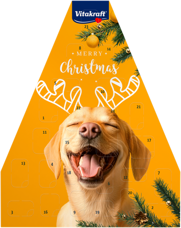 Vitakraft - Vitakraft julekalender hund - Hund - Hundegodbiter & tyggebein - Belønningsgodbiter for hund - ZOO.no