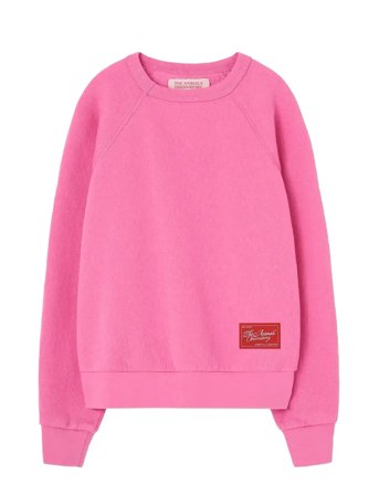 THE ANIMALS OBSERVATORY Brifht Pink Shark Sweatshirt - Pink - 14 Y
