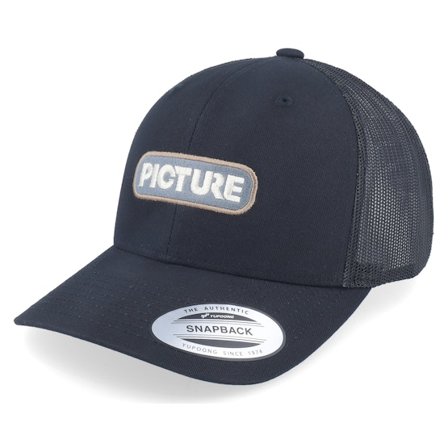 Picture - Svart trucker Caps - Byam Cap Black Trucker @ Hatstore