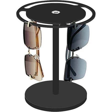 Akryl solbriller stativ solbriller arrangør 360 graders rotasjon solbriller holder flerbruks displaystativ for briller