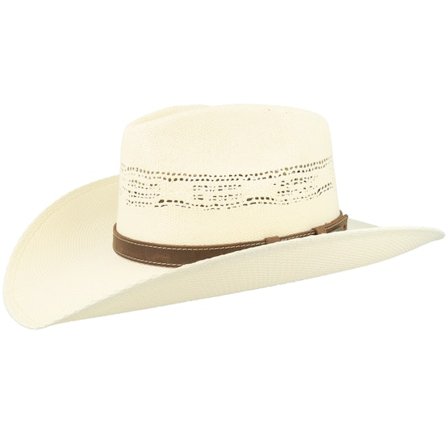 Stetson - Western Vented Toyo Off White Straw Hat Straw Beige Hat - @ Hatstore