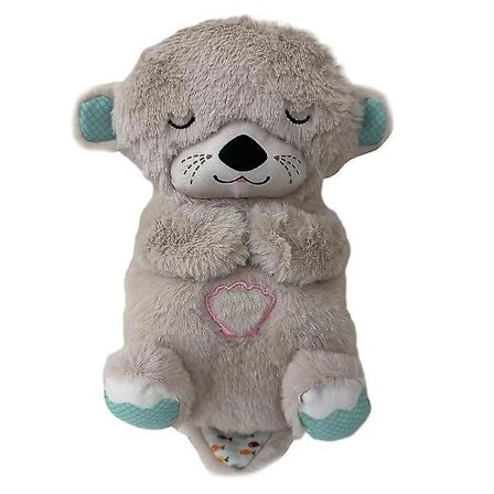 Baby Toy Soothe "N Snuggle Otter Pustende Otter Plysjleke Med Lys Og Lyd
