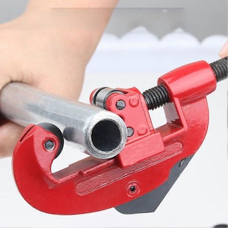 Rørkutterverktøy 332mm for kutting av kobber- og messingrør, liten håndholdt rørleggerkutter