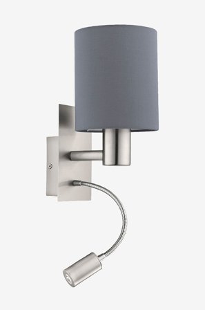 EGLO - Vegglampe Pasteri - Grå - Vegglamper - Fra Homeroom