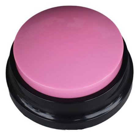 Pet Talande knappar Hund Inspelningsbara leksaker Hundträning