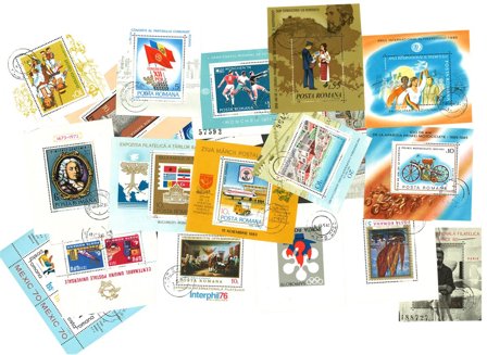 Rumænien - 20 forskellige miniark - Stemplet