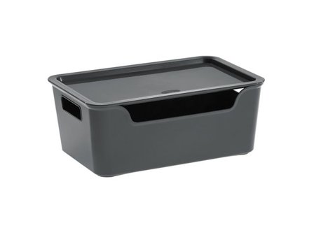 CEP Plastlåda Bella plast 4,22L grå - Lyreco - Kontorsmaterial - Arkivering och kontorsförvaring - Förvaringslådor