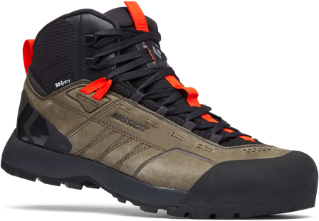 Black Diamond M's Mission Leather Mid WP Approach Shoes Walnuts/Octane