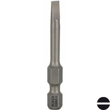 Bosch S Bits S0.6x4.5 3-pak 49mm, Maskintilbehør & forbrugsvarer