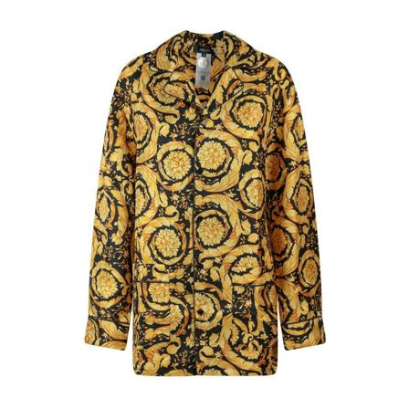 Versace Casual Shirts gul, Dam, Dam, Storlek: 2XL