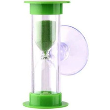 Minut Brusebad Timer Sand Timer Sugekop Badeværelse Nedtællingsur Timeglas Ingen Batterier Nødvendige Sjovt Bade Tilbehør