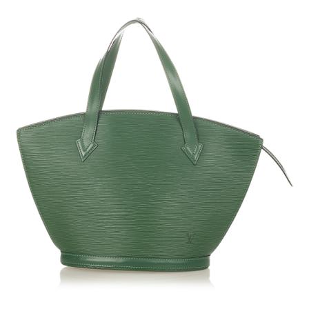 Louis Vuitton Vintage, Pre -owned Epi Saint Jacques PM Short Strap Leather Groen, Dames, Maat:ONE Size
