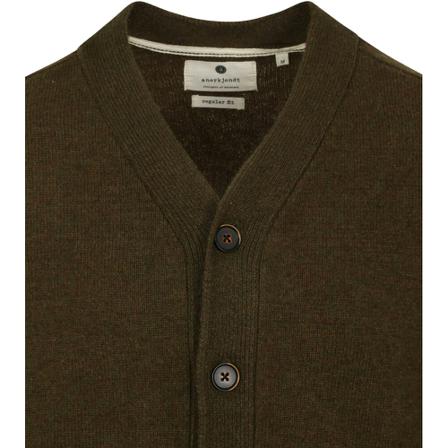 Anerkjendt, Cardigans Groen, Heren, Maat:L,nylon
