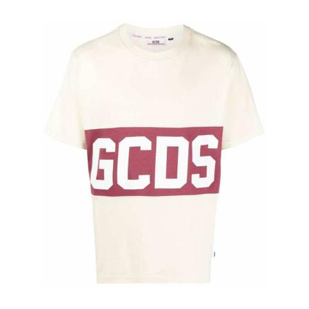 Gcds T-Shirts , Beige , Heren , Maat: XL