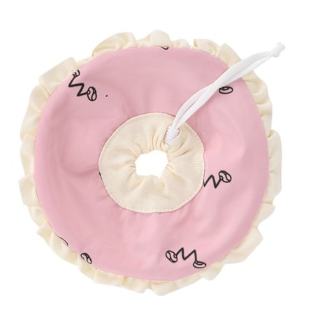 Liten Husdjur Elizabeth Krage Skyddande Cirkel Vårdring för Marsvin Kanin Sockerglidare Rosa L Storlek