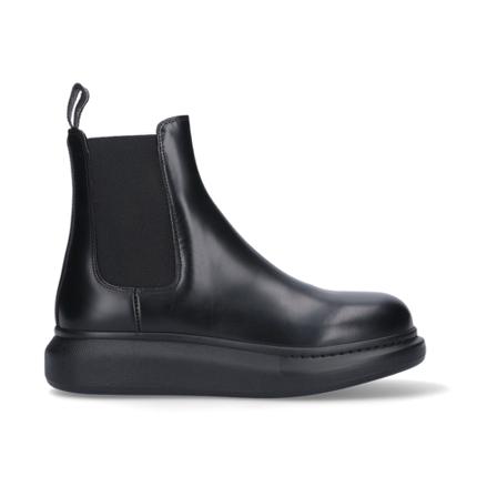 Alexander McQueen, Ankle Boots Zwart, Heren, Maat:44 EU