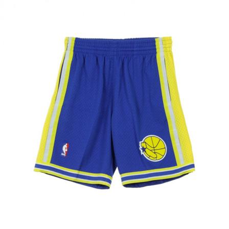 Mitchell & Ness, Shorts 1995-96 Blauw, Heren, Maat:L