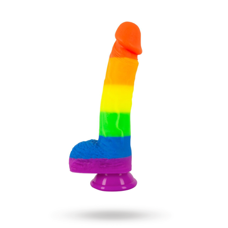 PRIDE! Rainbow Dildo 21 cm - You2Toys