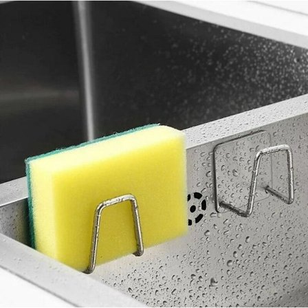 2-pack Diskhållare med rullvagn 304, silver