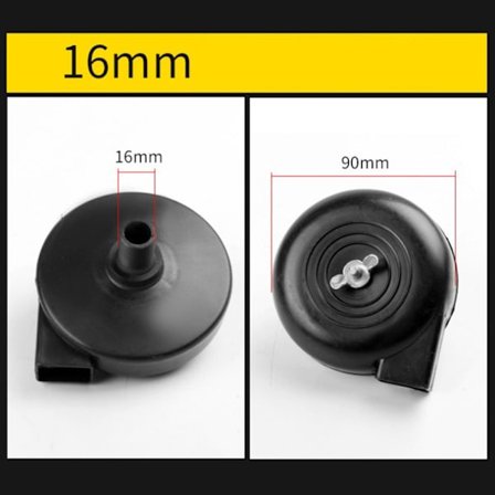 Luftkompressor Pneumatiske Dele Sort 16mm Plast Luftfilter Si