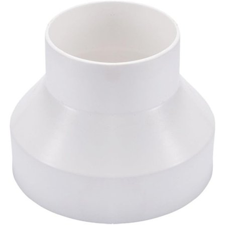 Reduktionsmuffe 150 mm til 100 mm, 6 til 4 tommer ventilatorreduktion cirkulær reduktionssamling rørforbindelsesadapter