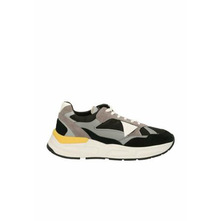 Guess Sneakers Basses in Cuir , Zwart , Heren , Maat: 41 EU