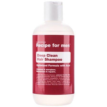 Recipe for men Deep Clean Hair Shampoo 250 ml