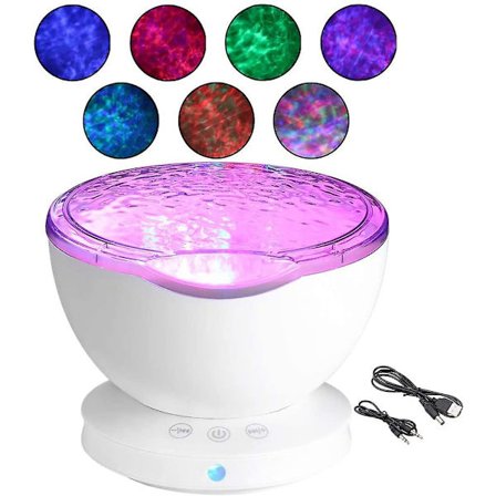 Oceanlampa, flerfärgad Aurora Master romantisk fantastisk stjärna avkopplande natt