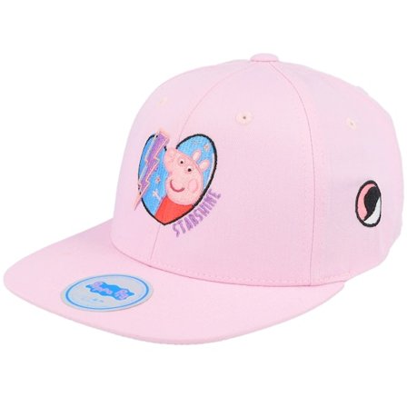 Peppa Pig - Rose snapback Casquette - Kids Pink Starshine Heart Snapback @ Hatstore