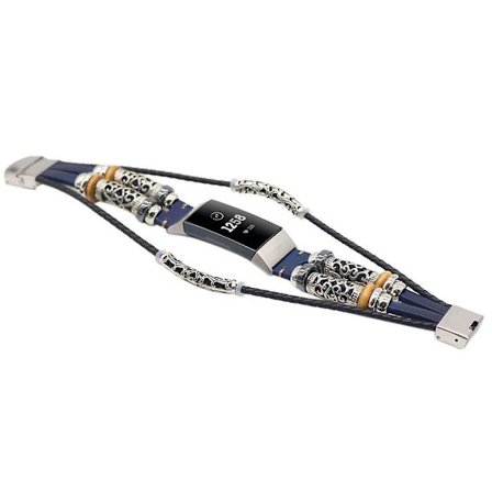 Reservedele Læder Rem Band Strap Armbånd Til Fitbit Char