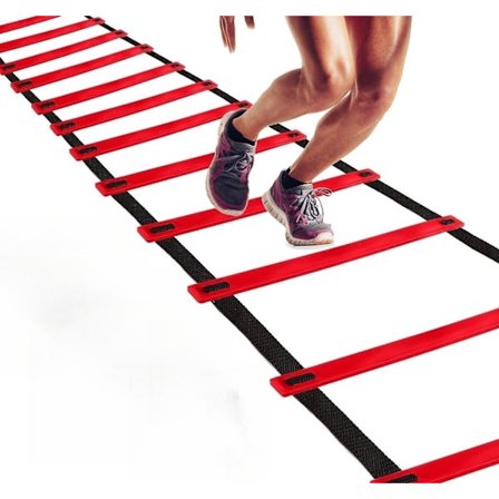 Agilitystege Hastighetsstege Träningstege för Fotboll, Hastighet, Fotbolls Fitness Fötter Träning Bärväska Agility Träningsutrustning