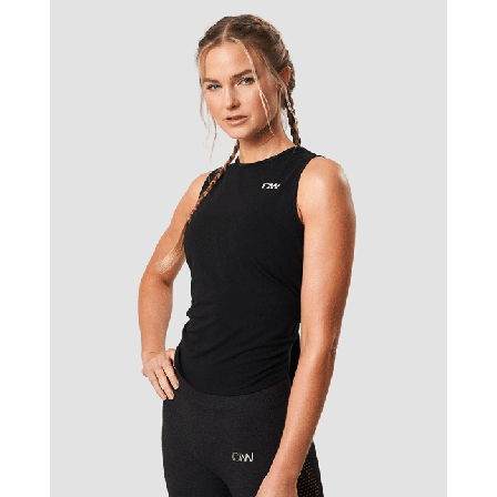 ICANIWILL Empowering Open Back Tank, Black