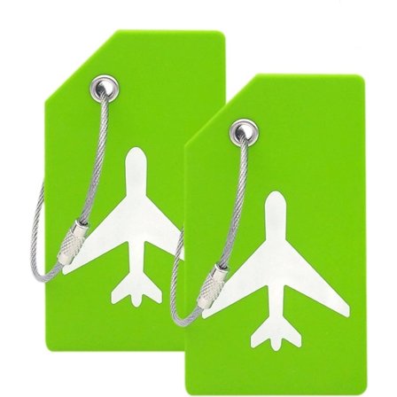 Silikonbagagelapp med namn-ID-kort, perfekt för snabb identifiering