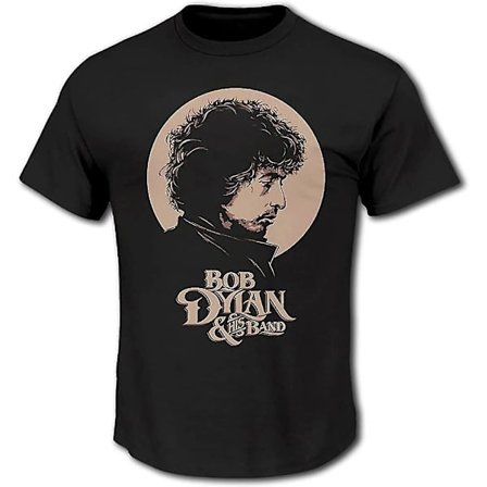 Bob Dylan kortärmad t-shirt för män