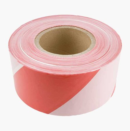 Avspärrningsband röd/vit - Biltema