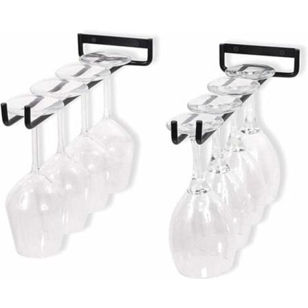 2 kpl riippuva lasinpidin, viinilasille, olutlasille - 30 cm